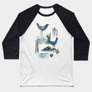 Water Birds Baseball T-Shirt